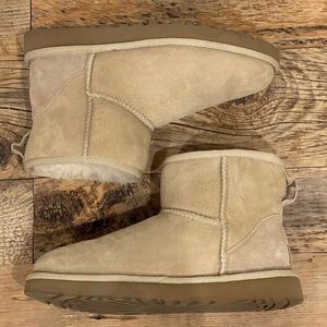 Sand Ugg Mini Boots
